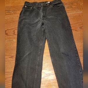 Levi's Black Straight Leg Jeans Classic Fit